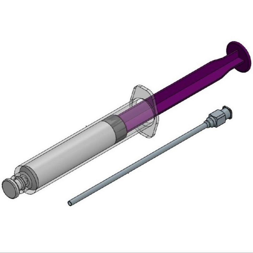 KRYTOX-Filled Syringe with Needle